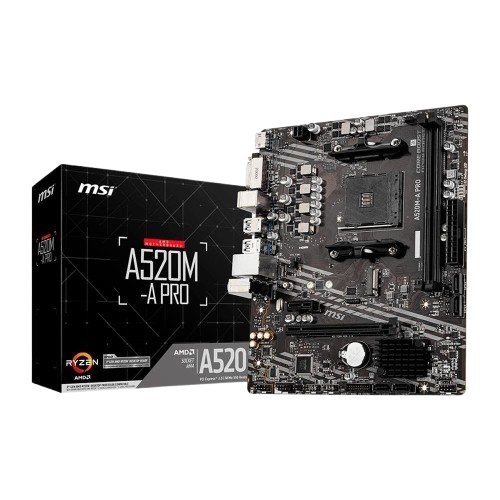 Placa-Mãe MSI A520M-A PRO, AMD AM4